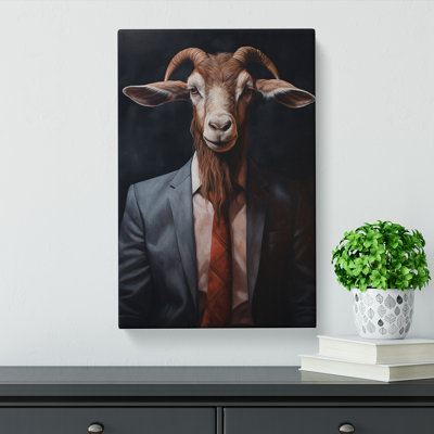 Goat In A Suit No.4 - Print