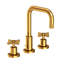 Muncy Widespread Bathroom Faucet with Drain Assembly-2114080851-2114467815
