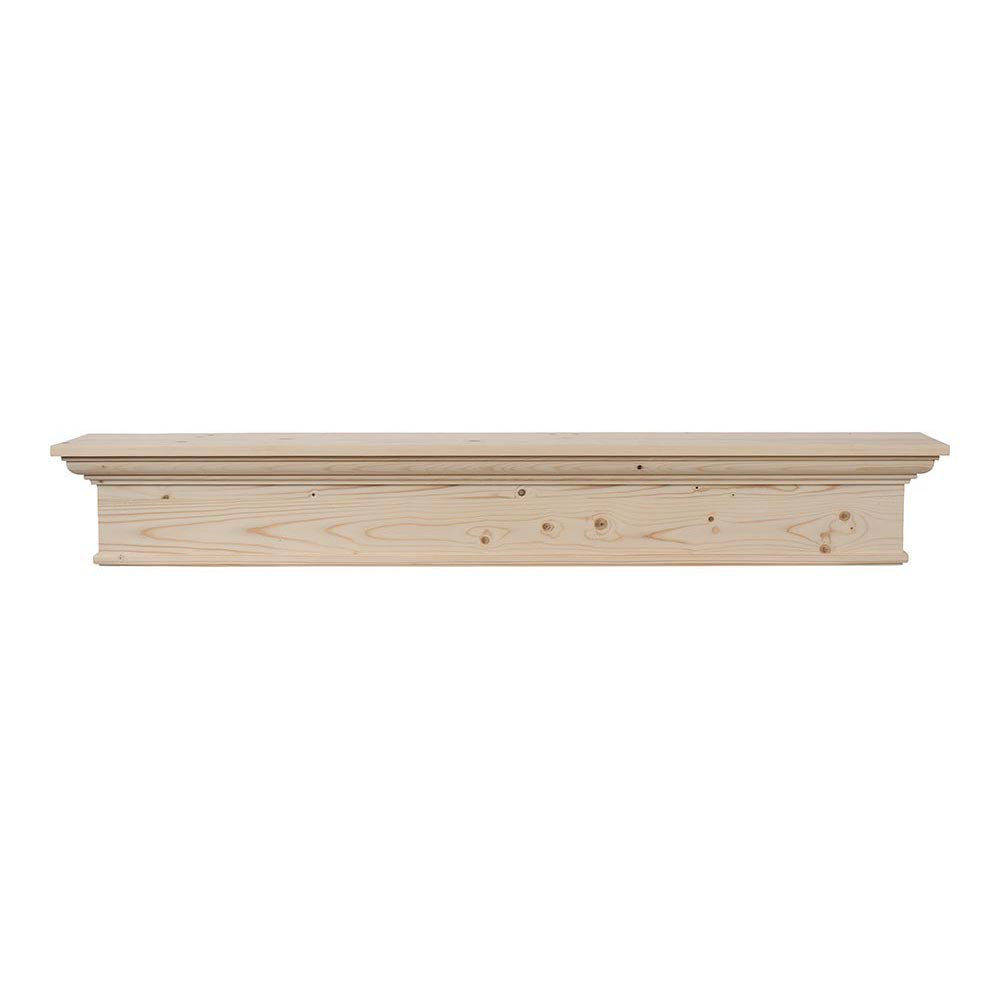 Bellamy Floating Wood Fireplace Shelf August Grove® 