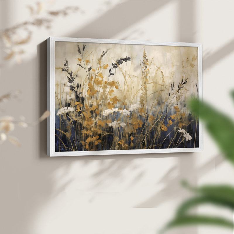 Série florale - CXLIV - Impression encadrée - Restickable, H 8 po x l 10 po, Blanc