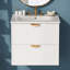 Meuble-lavabo mural moderne de 2 pouces avec 2 tiroirs-104312996