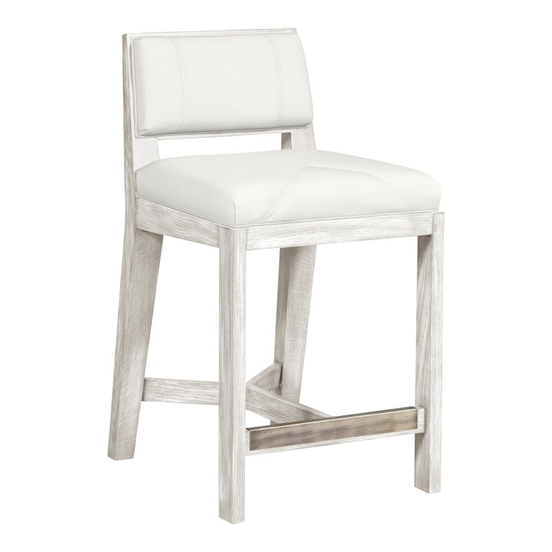 Thom Filicia Solid Wood 26.5" Counter Stool, Casa Blanca, Tommy Snow