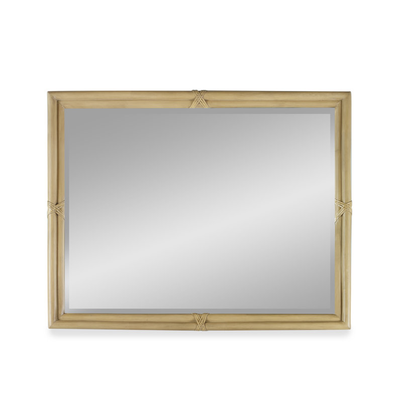 Caribe Flat Rattan Wall Mirror