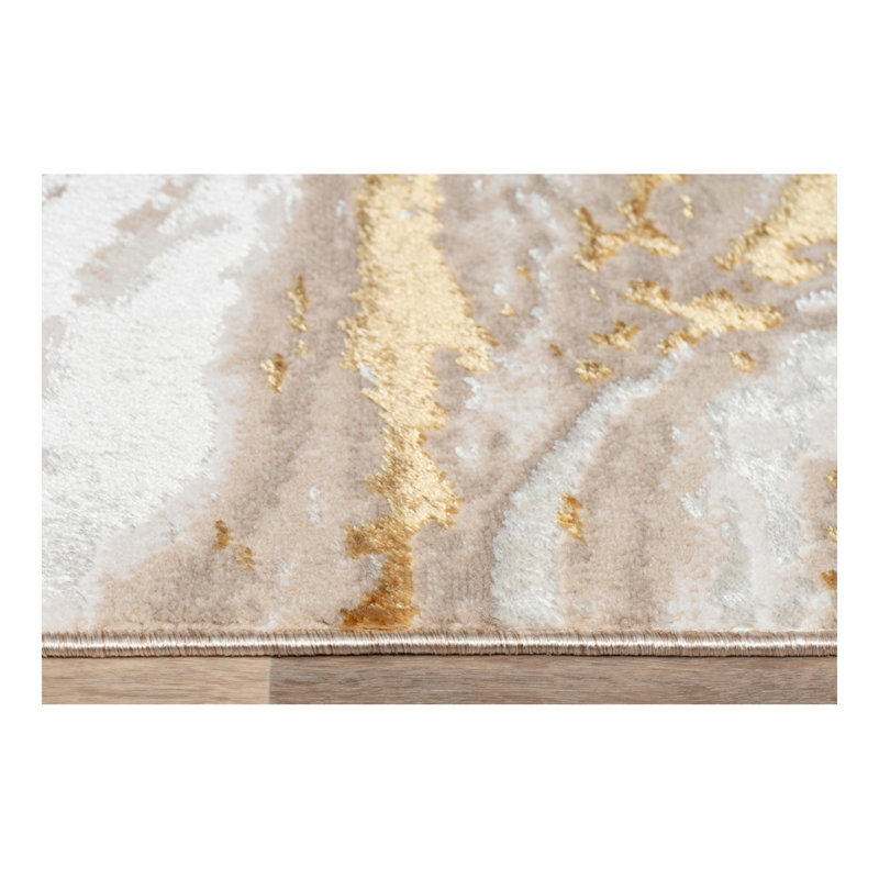 Conception abstraite de tapis Adina, Rectangulaire 2 pi x 3 pi