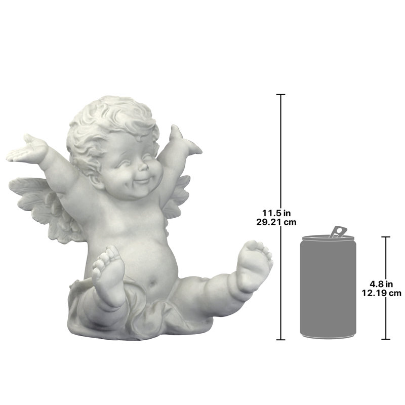 Topsy Tumbling Cherub Statue