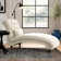 Huskins Slipcovered Velvet Chaise Lounge