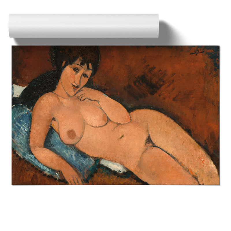Nude Female Vol.3 by Amedeo Modigliani - No Frame Painting, 42cm H x 59cm W x 0.1cm D