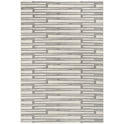 Faunsdale Ivory Grey Scandinavian Indoor Rug