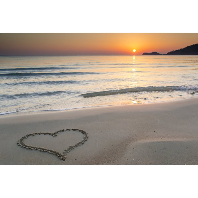Love at Sunrise - Photographie sur toile tendue, L 48 po x H 32 po