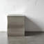 Tabouret décoratif en béton gris H 18,11 po Bakonyi