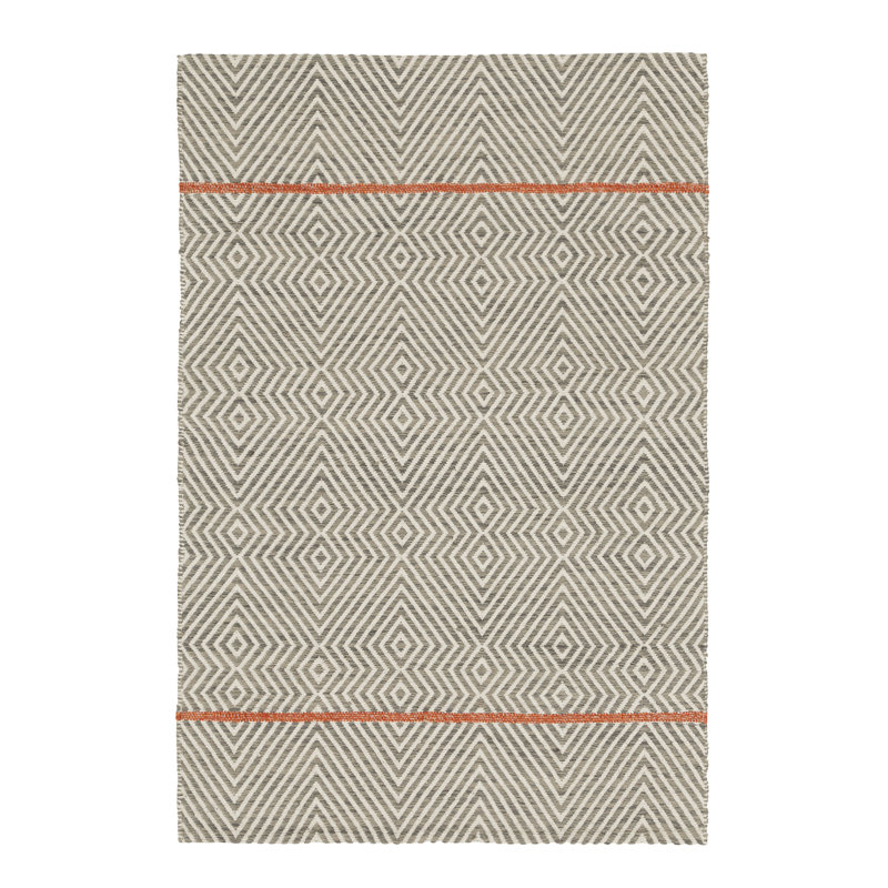 Hewish Geometric Hand Woven Area Rug, Rectangle 122 x 183cm