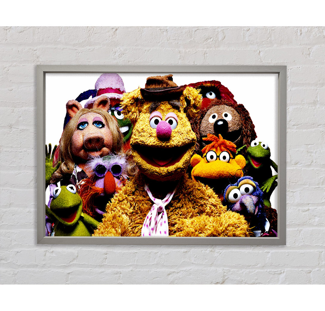 Die Muppets Crew Retro 1970S - Druck