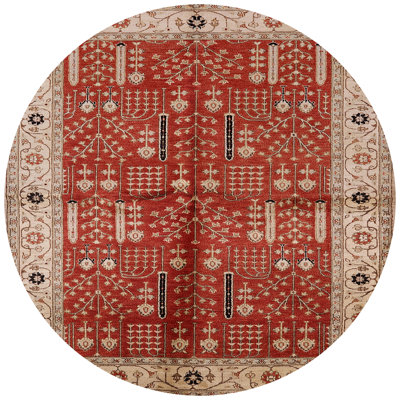 Tapis oriental rouge / beige Baruyr