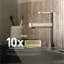 MOEN Genta Single Handle Single Hole Bathroom Faucet in Matte Black