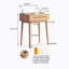 Bureau en bois naturel 60 cm