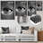 Hakeema Abstract Wall Decor on Metal-284537747