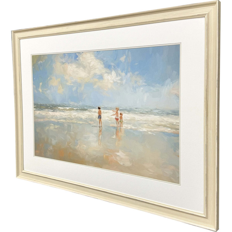 Beach Play Date Framed Art
