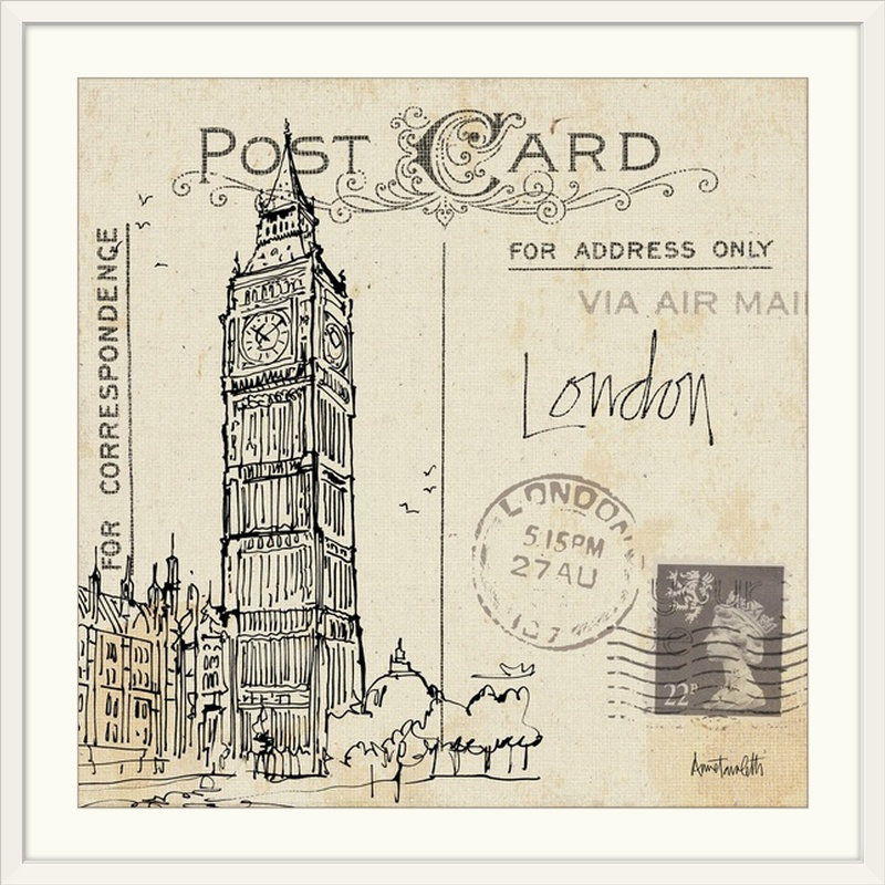 « ii » anne tavoletti, impression Postcard Sketches, H 35 po x l 35 po x P 1,5 po, Toile