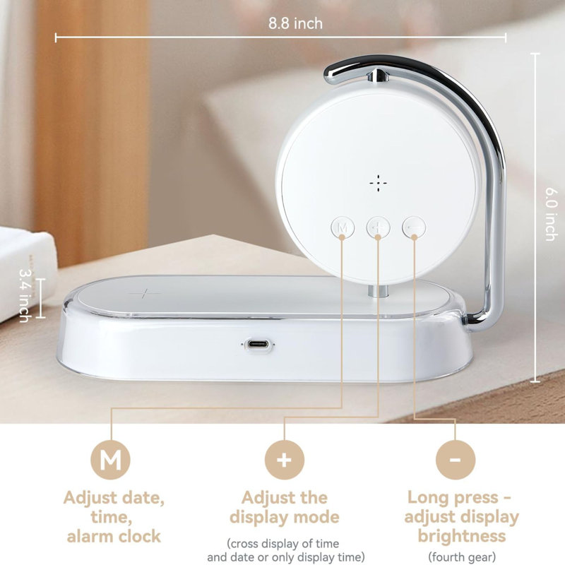 Electric Tabletop Clock with Alarm