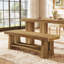 Solid Wood Storage Bench