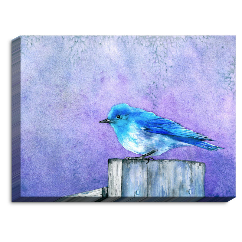 " Bluebird Bliss " by Brazen Design Studio, 11" H x 14" W x 1.5" D