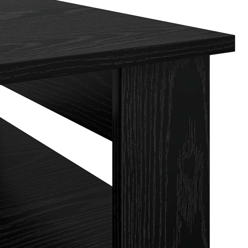 Coffee Table with Storage, 44cm. H x 96cm. L x 54cm. W, Black Oak