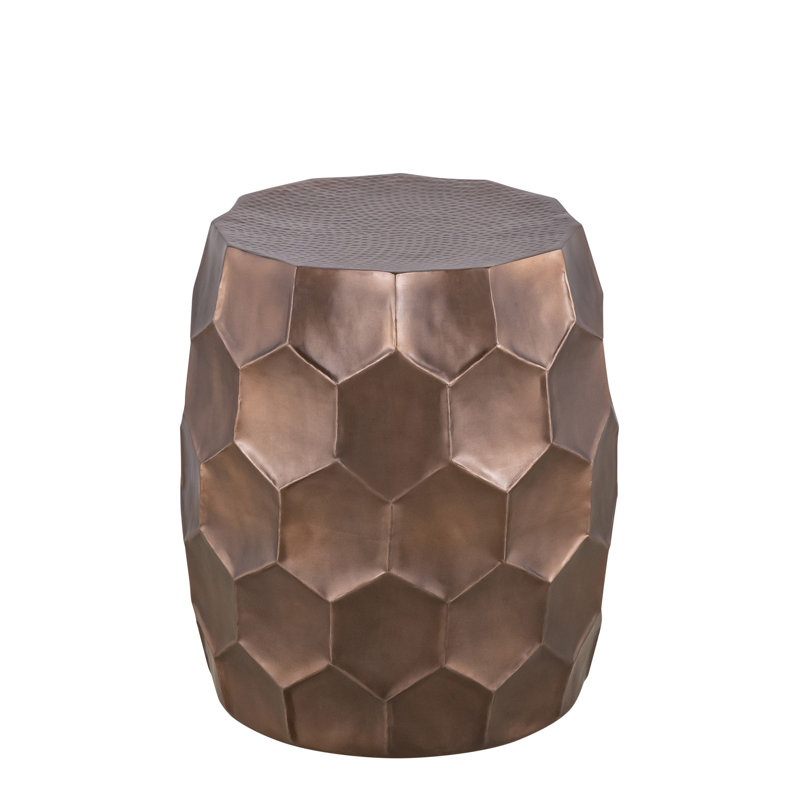 Table de bout moderne en aluminium ET101, Cuivre