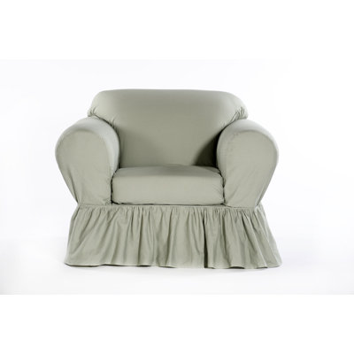 Cotton Box Cushion Armchair Slipcover
