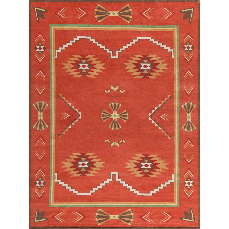 Mesa Wool Southwestern Area Rug, Rectangle 12' x 16'