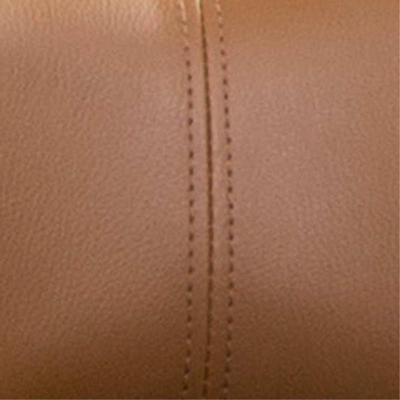 Ensemble de 2 tabourets pivotants réglables Masaccio avec base chromée Airlift, Chameau