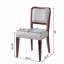 Set Of 2 Dining Chairs, Upholstered Dining Chairs  - Traditional Elegant Fabric Side Chairs With Curved Lines, Solid Hardwood Frame-891657082