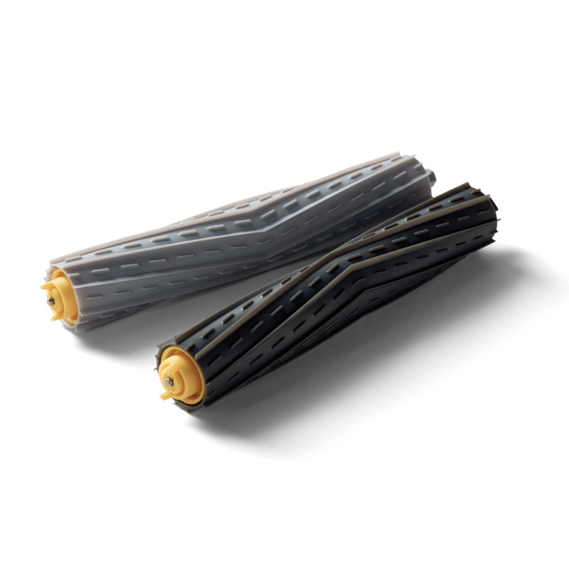 iRobot Tangle-Free Dual Multi-Surface Rubber Brush Set for Roomba 800 and 900 Series Robots