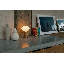 Knuckle Table Lamp In Walnut + Oval-121494669
