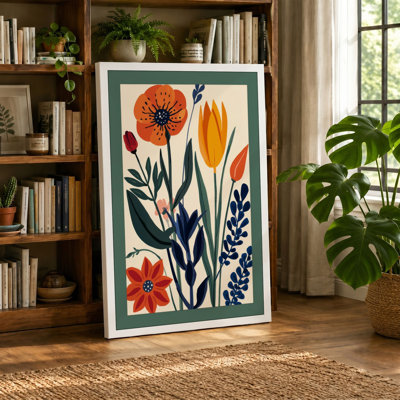 Arrangement Botanical - Wrapped Canvas