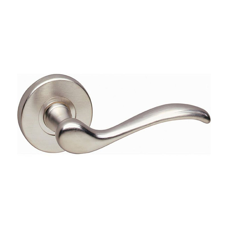 Right Hand Door Handle, Satin Nickel