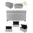 Woodside Polyester Upholstered Storage Bench-21843438