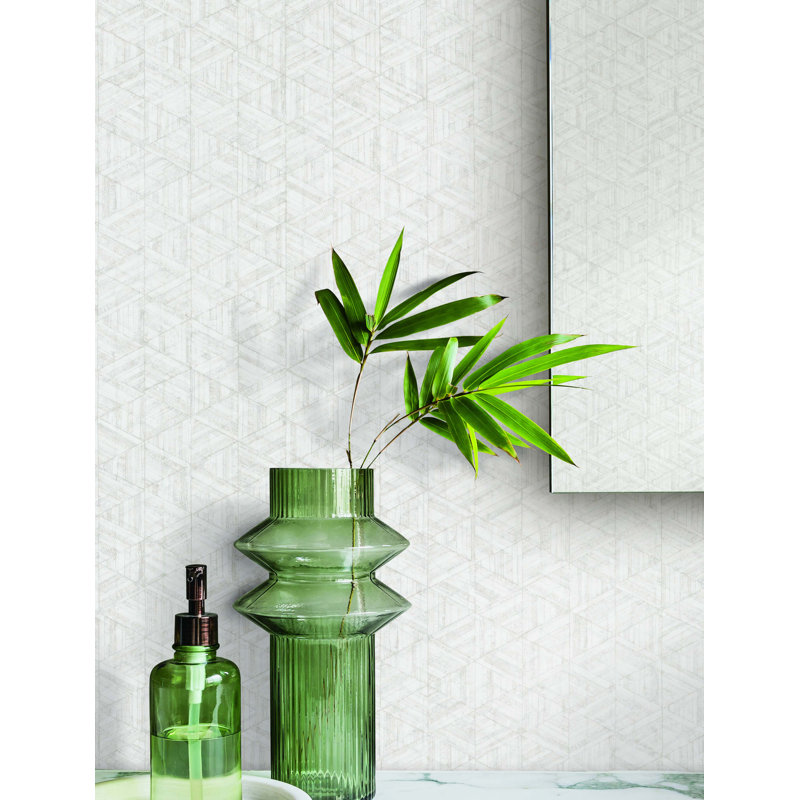 Rune Abstract Wallpaper Roll, Mother Of Pearl