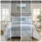 Elegant Aqua Seersucker Bedding Sets, Polyester Comfort, Style