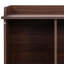 Bibliothèque à 10 tablettes en noyer