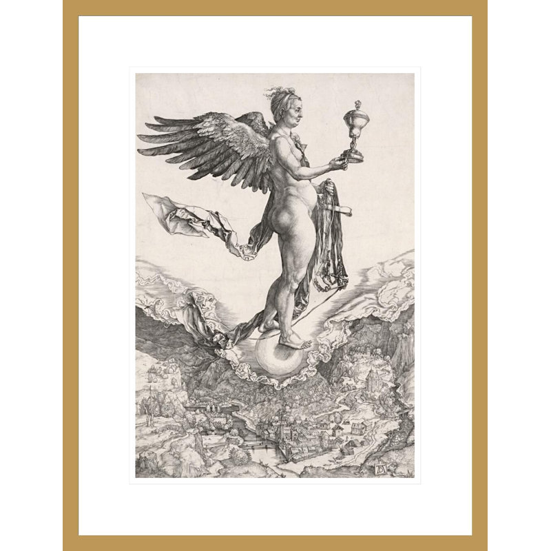Nemesis by Albrecht Dürer -Framed Giclee Print, 21.75" H x 16.78" W