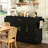 Luxury Aluminum Alloy Handle Sideboard With Large-Capacity Storage, Side Rack, Hanging Rod, And Adjustable Shelves.-128851908