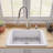 26.75'' L Single Bowl Fireclay Kitchen Sink-55799701