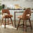 Bisto Modern Faux Leather Swivel Bar Stool with Cutout Backrest-466326318-466326311