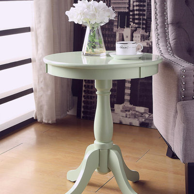 Table d'appoint d'angle vert clair