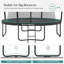 Songmics ft Round Backyard Trampoline with Safety Enclosure-56459788