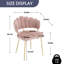 Chaise de salle à manger en velours-343963368