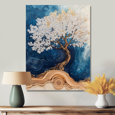 Kavonna III - art mural en métal Cherry Blossom