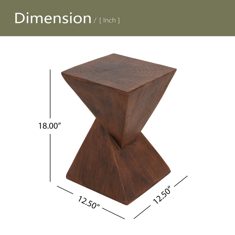 TESS SIDE TABLE, Dark Brown