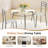 Allisandra Round Unfinished Glass Top Metal Base Dining Table-188628562