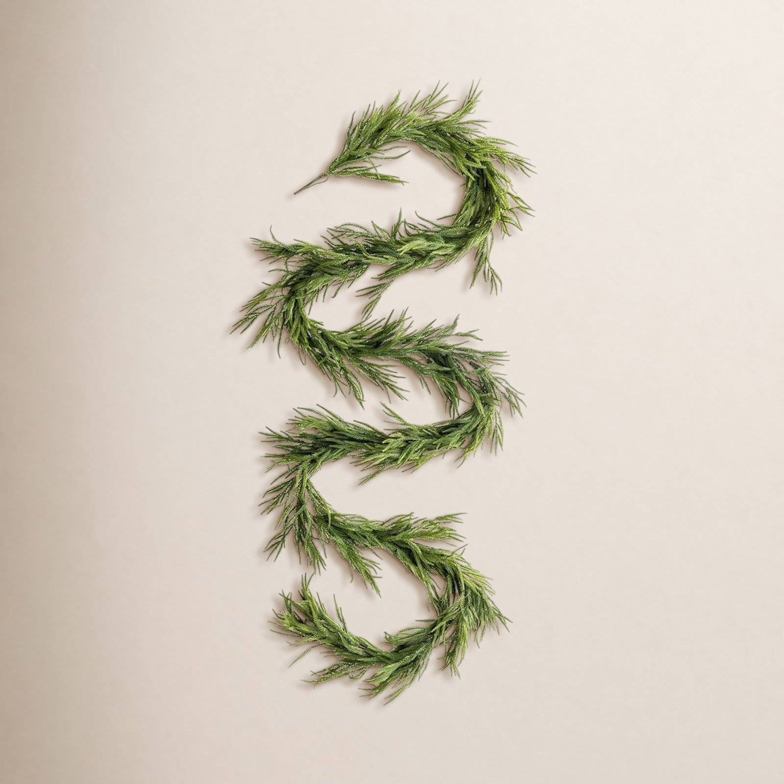 Norfolk Pine Christmas Garland, 14' L